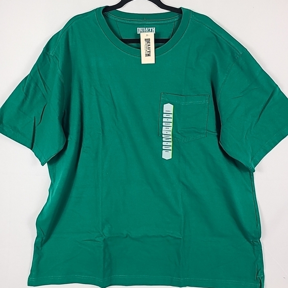 NEW Duluth Trading Co. Men's T-Shirt Size 2XL Green Longtail Tee - Picture 1 of 5